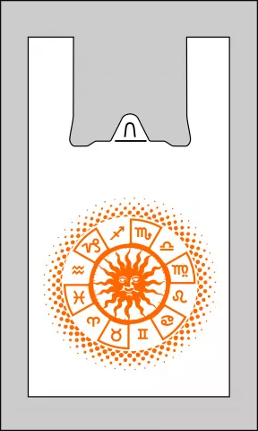 Пакет ПНД Майка Zodiak 28х50 15мкм